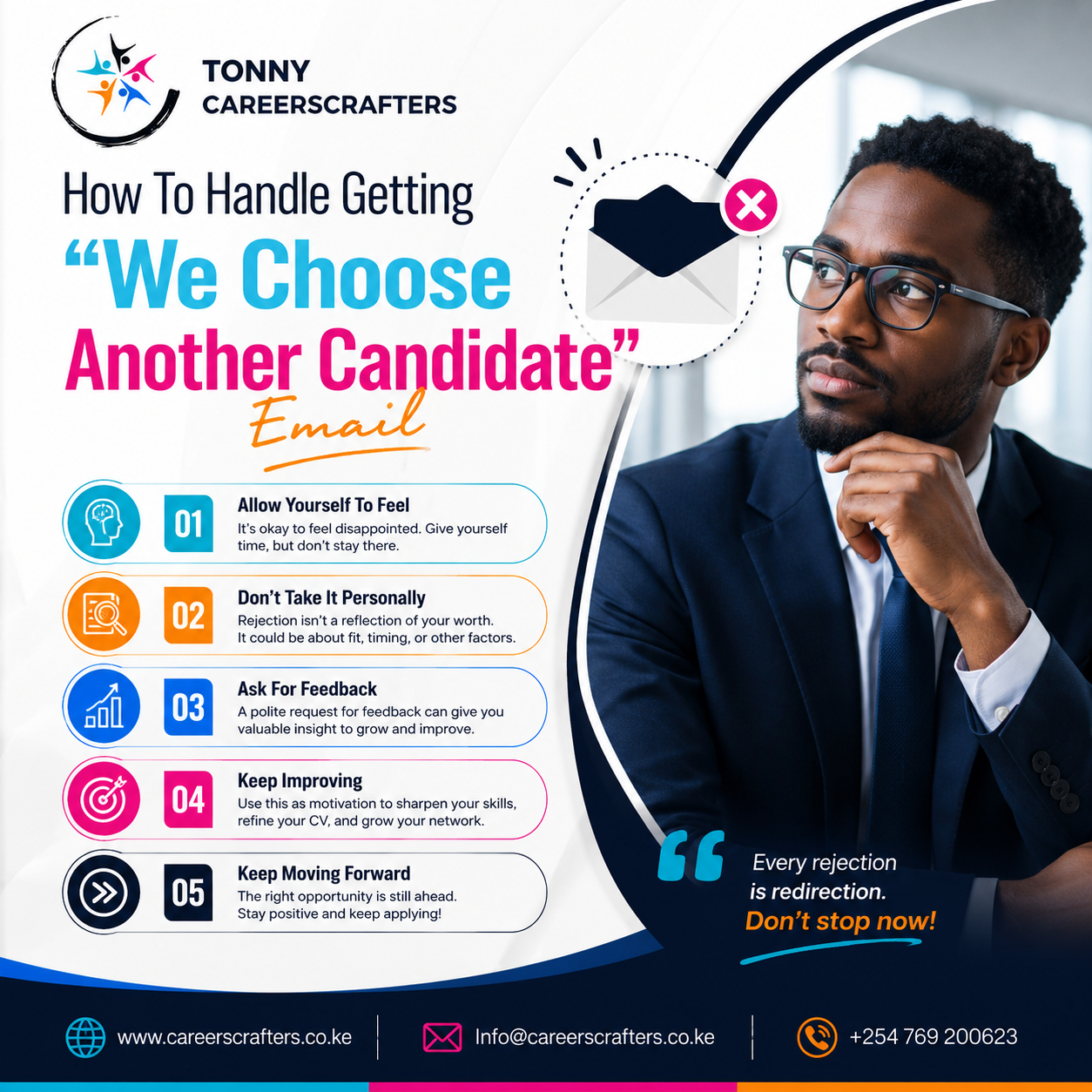 How to handle getting the "We chose another candidate" email