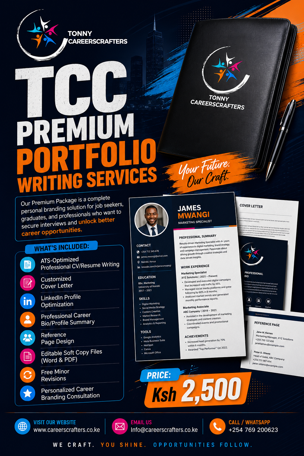 Premium Portfolio Writing Package