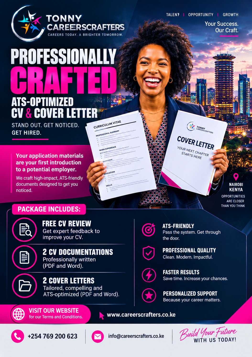 CV Writing/Revamping + Cover Letter